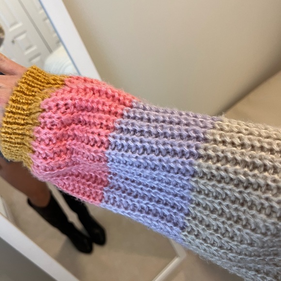 Colourful knit sweater - Picture 2 of 5